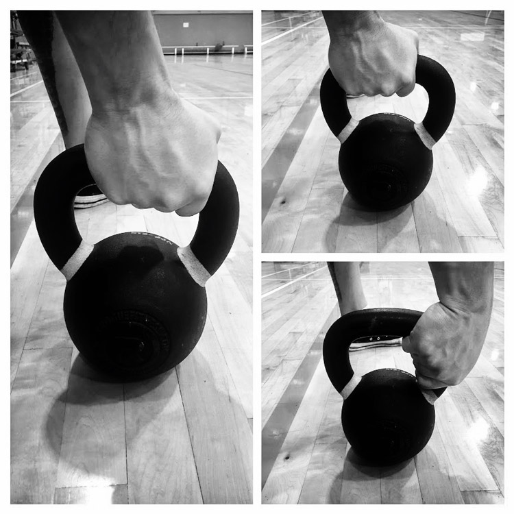 Experiment s kettlebell dnem vzhůru