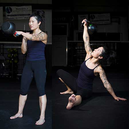 Mira Gracia, StrongFirst Certified Team Leader, “Sinister,” zlatá medaile ve vzpírání na mistrovství USA, kategorie senioři